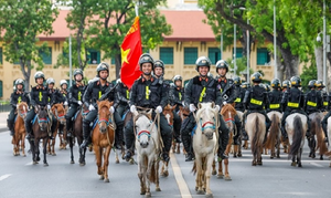 Cảnh sát cơ động Kỵ binh có thể tham gia lễ đón nguyên thủ các nước