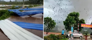 Chồng chết sau cơn lốc xoáy kinh hoàng, vợ không đủ tiền thuê kèn trống đưa tang