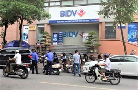 Khởi tố vụ án nổ súng cướp ngân hàng BIDV ở Hà Nội