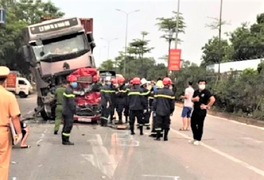 Kết quả kiểm tra nồng độ cồn tài xế container tông nát xe con dừng đèn đỏ