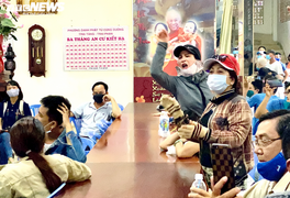 Hầm chứa tro cốt ở chùa Kỳ Quang 2 trước ngày người dân vào nhận diện