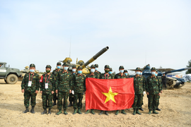 Ảnh: Đoàn Quân đội Nhân dân Việt Nam thi đấu ấn tượng tại Army Games 2020