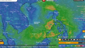 Hướng di chuyển của bão số 5 trong những ngày tới thế nào?