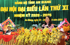 Bà Võ Thị Ánh Xuân tái đắc cử Bí thư Tỉnh ủy An Giang