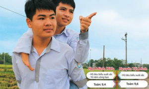 Nam sinh 10 năm cõng bạn chọn Đại học Y Thái Bình, không muốn xét đặc cách