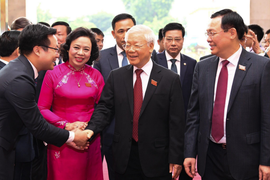 Tổng Bí thư, Chủ tịch nước Nguyễn Phú Trọng dự Đại hội Đảng bộ TP Hà Nội