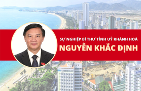 Infographic: Sự nghiệp Bí thư Tỉnh ủy Khánh Hoà Nguyễn Khắc Định