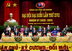 323 đại biểu họp phiên trù bị Đại hội Đảng bộ tỉnh Hà Giang lần thứ XVII