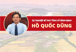 Infographic: Sự nghiệp tân Bí thư Tỉnh ủy Bình Định Hồ Quốc Dũng