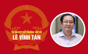 Infographic: Sự nghiệp Bộ trưởng Nội vụ Lê Vĩnh Tân