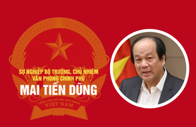 Infographic: Sự nghiệp Bộ trưởng, Chủ nhiệm Văn phòng Chính phủ Mai Tiến Dũng