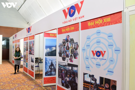 'Khu làm việc phục vụ Đại hội Đảng XIII của VOV hoàn thành sớm và ấn tượng'