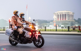 Ảnh: Tổng duyệt phương án dẫn đoàn Đại hội lần thứ XIII của Đảng