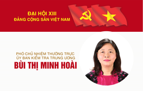 Infographic: Phó Chủ nhiệm Ủy ban Kiểm tra Trung ương Bùi Thị Minh Hoài