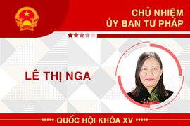 Infographic: Sự nghiệp Chủ nhiệm Ủy ban Tư pháp của Quốc hội Lê Thị Nga