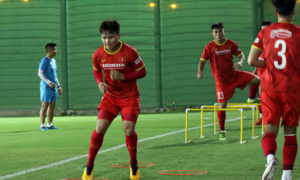Tuyển Việt Nam tập nặng, rèn kỹ chiến thuật trước trận gặp Trung Quốc 