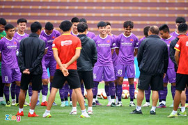 Thanh Bình, Việt Anh vắng mặt ở buổi tập của U23 Việt Nam