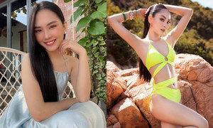 Hoa hậu Mai Phương khoe ảnh thời thơ ấu cực đáng yêu