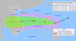 Bão Noru giật cấp 17, đang tiến nhanh vào Biển Đông