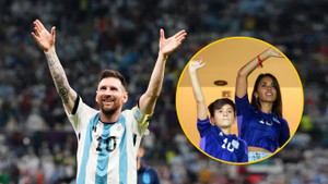 Trang giấy kín chữ viết tay của con trai tiếp lửa cho Messi trước chung kết