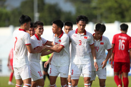 Trực tiếp bóng đá U23 Việt Nam 4-1 U23 Lào: Vỹ Hào ghi bàn phút bù giờ