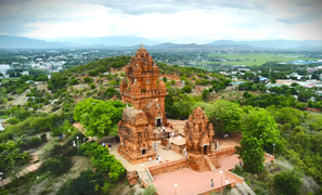 300 con cừu đeo nơ trình diễn 'catwalk' trên phố tại Ninh Thuận