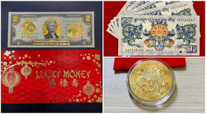 Tiền in hình rồng được săn đón dịp Tết Giáp Thìn 2024