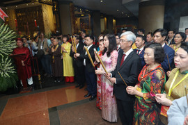 Chủ tịch nước Võ Văn Thưởng chúc Tết kiều bào tại Xuân Quê hương 2024