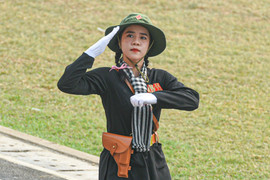 Đại diện Bộ Quốc phòng gặp mặt Đoàn gia đình cựu cố vấn Trung Quốc