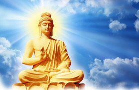 Khi Đức Phật khất thực ở nơi người dân oán hận nghĩ ngài gây nạn đói