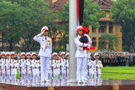 Lễ thượng cờ rủ Quốc tang Tổng Bí thư Nguyễn Phú Trọng