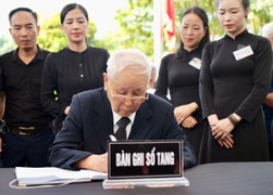 Việt Nam cảm ơn bạn bè quốc tế chia buồn Tổng Bí thư Nguyễn Phú Trọng từ trần