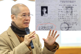 Trường Đại học Hà Nội không còn lưu bằng cấp 3 của ông Thích Chân Quang