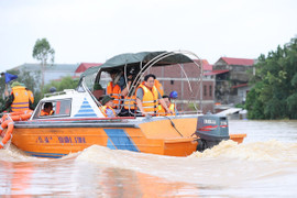 Thủ tướng Phạm Minh Chính thị sát tâm lũ Bắc Giang