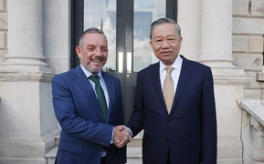 Tổng Bí thư, Chủ tịch nước Tô Lâm gặp Chủ tịch Thượng viện Ireland