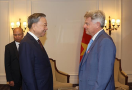 Tổng Bí thư, Chủ tịch nước Tô Lâm đã tiếp Bí thư toàn quốc Đảng Cộng sản Pháp