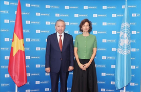 Tổng Bí thư, Chủ tịch nước Tô Lâm làm việc với Tổng Giám đốc UNESCO