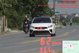 Công an Thái Bình công bố danh sách 66 ô tô bị phạt nguội tháng 10