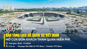 Trực tiếp: Bảo tàng Lịch sử Quân sự Việt Nam mở cửa đón khách tham quan miễn phí