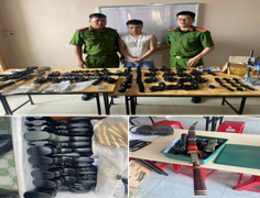 Phá đường dây buôn vũ khí xuyên quốc gia, thu giữ 532 khẩu súng