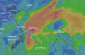 Tin bão số 10 mới nhất và dự báo thời tiết Hà Nội 10 ngày từ 24/12