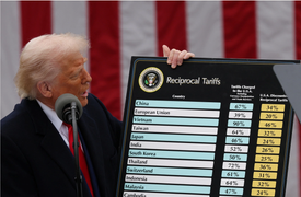 Ông Trump áp thuế 10% lên hàng hoá nhập khẩu, thuế đối ứng cao khó hiểu