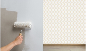 Nên sơn tường hay dùng giấy dán tường để tiết kiệm? 