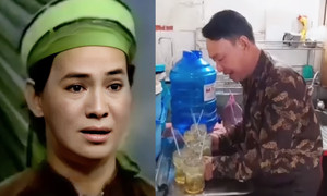 Kép chính cải lương nổi tiếng giờ đi bưng bê ở quán cơm mưu sinh qua ngày