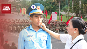 Dậy từ 4h sáng, vượt trăm cây số người dân tiếp lửa chiến sĩ tập luyện diễu binh