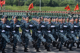 Ấn tượng màn tổng hợp luyện của hơn 15.600 chiến sĩ quân đội, công an 