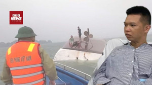 Lật tàu trên Vịnh Hạ Long: Người đàn ông ngược dòng tìm cách cứu người   