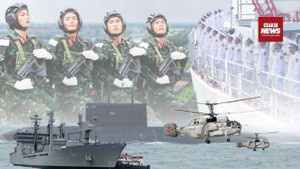 Diễu binh trên biển: Hé lộ đội hình khí tài, tàu chiến hợp luyện A80