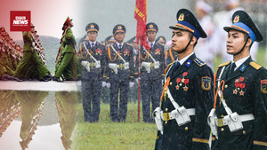 Hợp luyện diễu binh dưới mưa lớn, 16.300 chiến sĩ hừng hực khí thế cho ngày 2/9