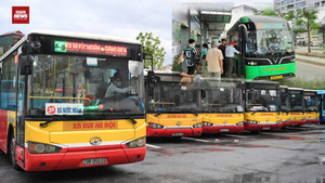 Hà Nội: Tăng cường xe buýt phục vụ người dân dịp Quốc khánh 2/9